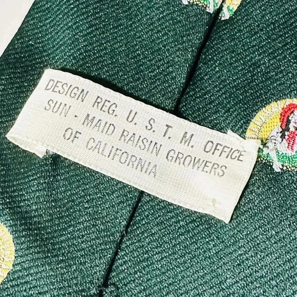 Sun Maid Raisin Growers - Lot of 3 - Rare Company Ties - Red Green Brown Logo - Picture 7 of 9